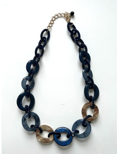 Náhrdelník modro-zlatý | LORIANE 2