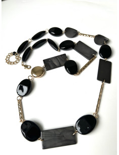 copy of Náhrdelník modro-zlatý | LORIANE - 1 2