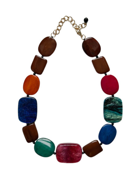 Náhrdelník s barevnými kameny | LORIANE