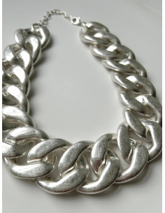 Náhrdelník řetězový, stříbrný |LORIANE 2