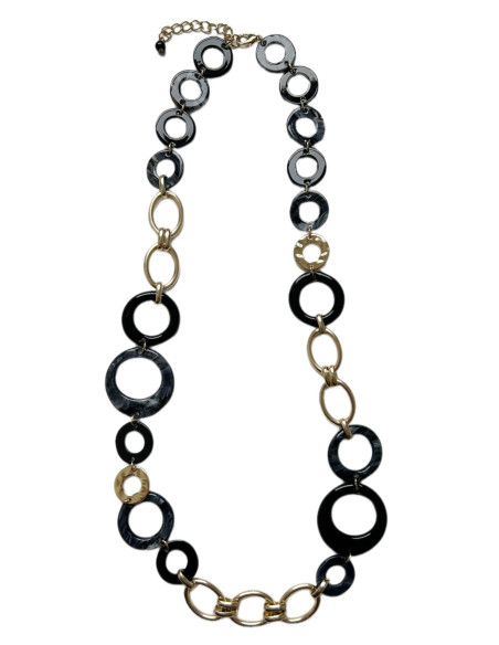 Náhrdelník černo-zlatý | LORIANE