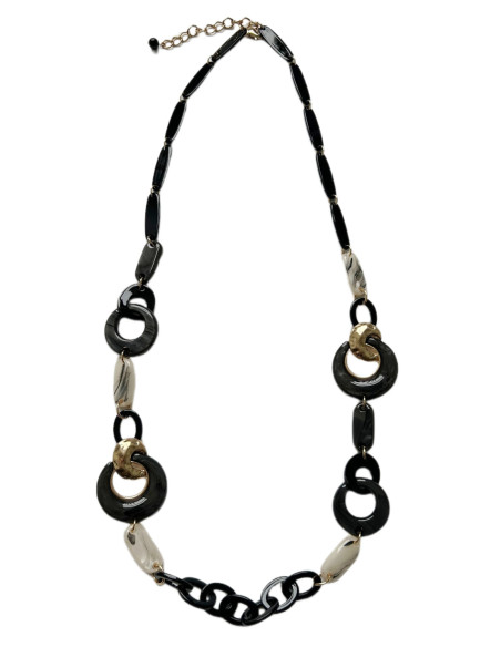 Náhrdelník černý  | LORIANE
