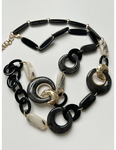 Náhrdelník černý  | LORIANE