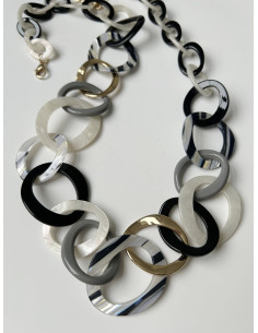 copy of Náhrdelník modro-zlatý | LORIANE - 1 2