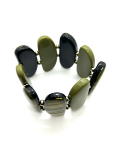 copy of Chain necklace, olive | LORIANE - 1 2