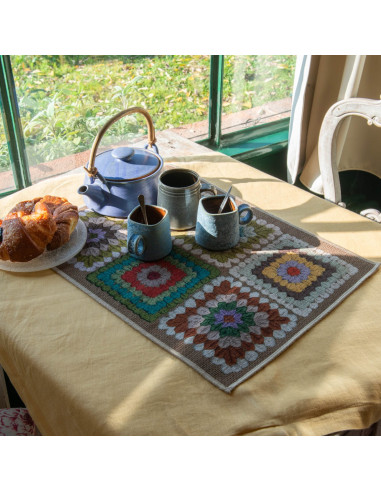 Sada 2kusů prostírání Granny 37x48 | TESSITURA TOSCANA TELERIE a