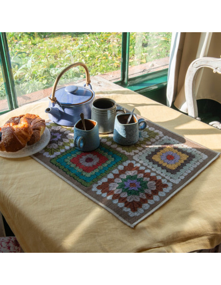 Sada 2kusů prostírání Granny 37x48 | TESSITURA TOSCANA TELERIE a