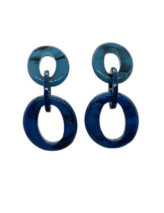 Náušnice nepravidelné modré | LORIANE