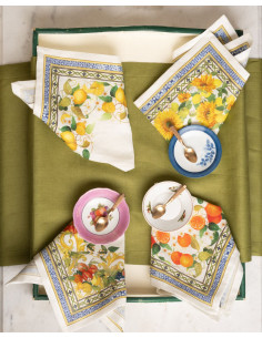 4Dinner - set of cloth napkins Amalfi | TESSITURA TOSCANA TELERIE - 1 2