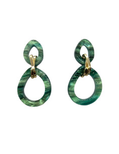 copy of Chain necklace, olive | LORIANE - 1