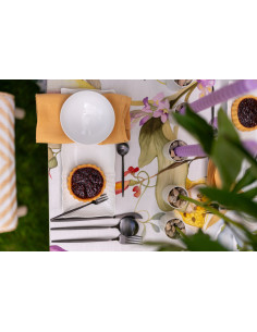 Bavlněný ubrus s potiskem Onirica 85x85 | TESSITURA TOSCANA TELERIE - 1 2