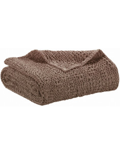 Bavlněný pléd/ přehoz přes postel Tana Café 140x200 | VIVARAISE