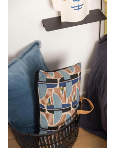 Sametový povlak na polštář Fara Acier 45x45 | VIVARAISE 2