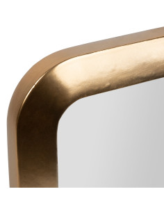 Nástěnné zrcadlo Killa v bronzovém rámu 25x25cm | CÔTÉ TABLE 2