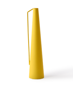 Kovová váza Roman - žlutá | POLS POTTEN