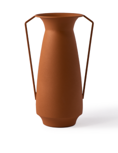 Kovová váza Roman - skořicová | POLS POTTEN - 1