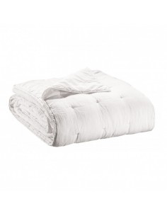 Lněný přehoz Zeff 180x260, Blanc | VIVARAISE-1