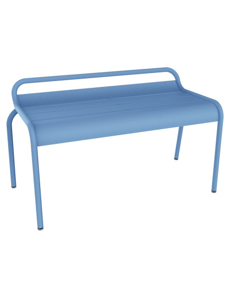 Hliníková lavička Luxembourg 90cm | FERMOB 4114 maya blue