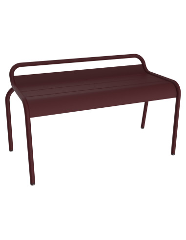 Hliníková lavička Luxembourg 90cm | FERMOB 4114 black cherry