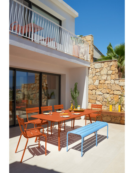 Zahradní lavička Luxembourg š.145, hliník | FERMOB