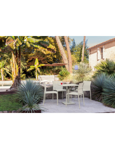 Zahradní stůl Luxembourg 71x71 s centrální...