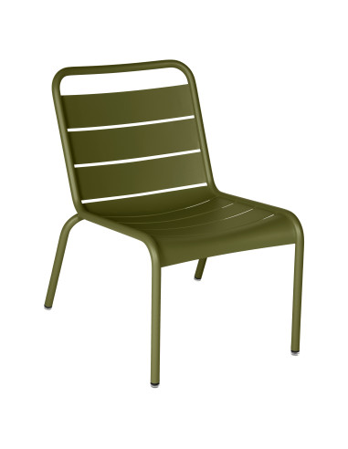 Hliníkové křeslo Luxembourg lounge | FERMOB 4211- pesto