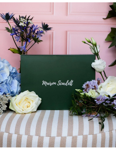 Dvoupatrová šperkovnice se zásuvkou, umělá kůže camel | MAISON SCARLET - 9