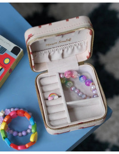 Víkendová šperkovnice s motivem jezevčíků, Limitovaná edice | MAISON SCARLET - 1 2