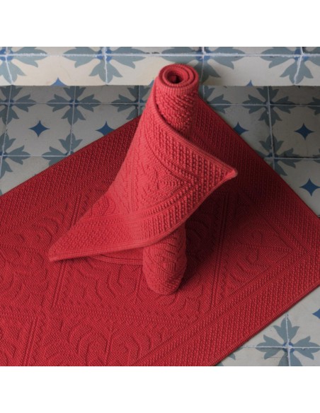 Koupelnová předložka Enzo 54x110 Brique | VIVARAISE-2