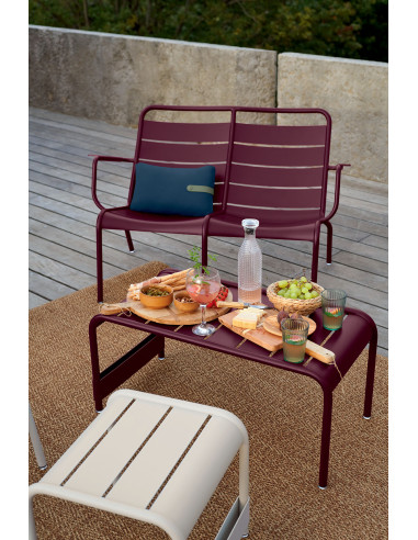 Stolek / podnožka Luxembourg, hliník | FERMOB