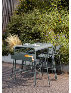 Vysoký kovový stůl Luxembourg 126x73 | FERMOB cactus 2