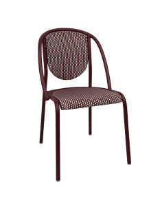 Židle Parisienne 21Essential – ikona pařížských bister | FERMOB black cherry