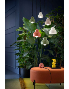 Závěsné světlo Berimbau C2611, krémové | FERROLUCE 2