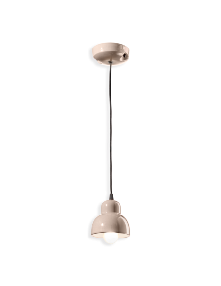 Závěsné světlo Berimbau C2611, béžové | FERROLUCE