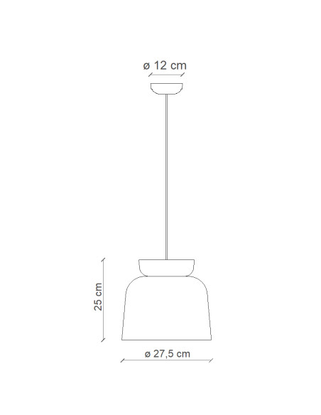 Závěsné svítidlo Corcovado C2740 | FERROLUCE b