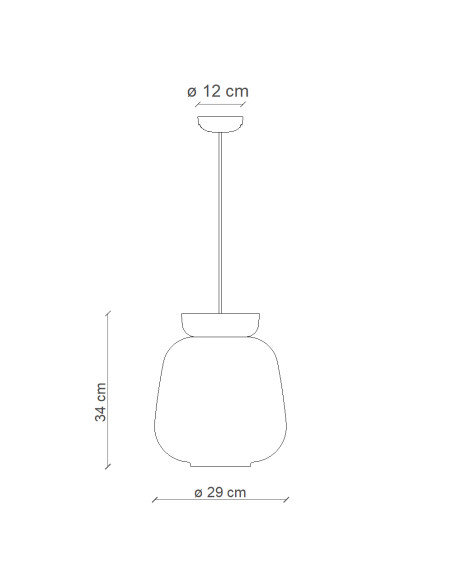 Závěsné svítidlo Corcovado C2740 | FERROLUCE c