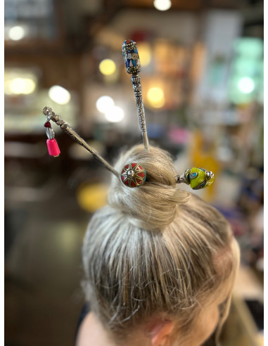 copy of Ozdobná jehlice do vlasů | dovoz Indie - 3
