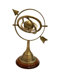 Astro glób – hvězdná mosazná dekorace | dovoz Indie 2