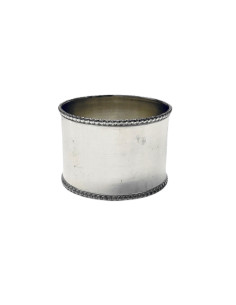 Kroužek na ubrousek z alpaky – hladký design | dovoz Indie