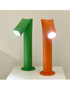 Designová stolní lampa Bender - oranžová | AXOLIGHT