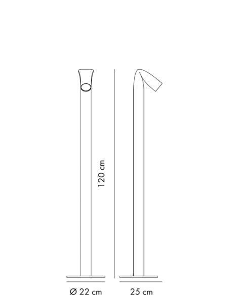 Designová stojací lampa Bender a | AXOLIGHT d