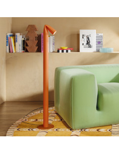 Designová stojací lampa Bender - žlutá | AXOLIGHT - 1