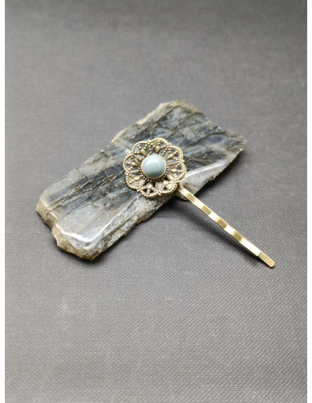 Ozdobná sponka do vlasů s hematitem | PIOU PIOU