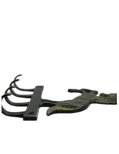 Mosazný věšák s motivem vzpínajícího se koně | dovoz Indie 2