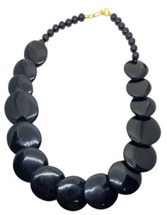 Náhrdelník černý | dovoz Indie