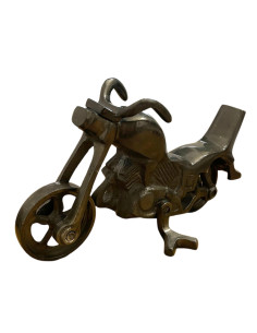 Vintage kovový model motorky - dekorace | dovoz Indie - 2