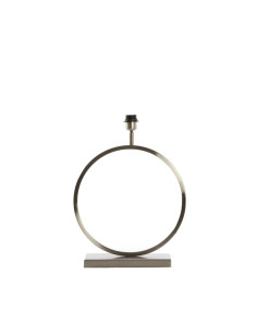 Stolní lampa z kovu v matné stříbrné barvě - bez stínítka | LIGHT & LIVING