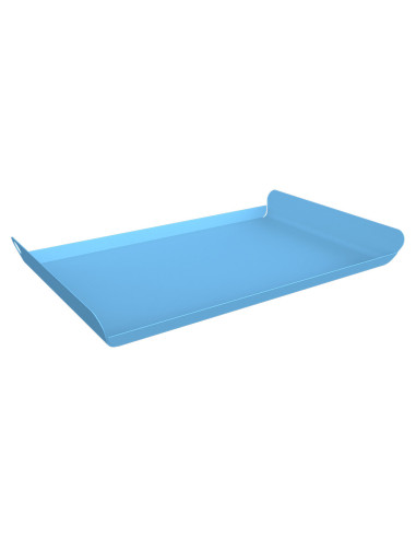 Kovový podnos Alto 36x23,5 outdoor i indoor | FERMOB maya blue