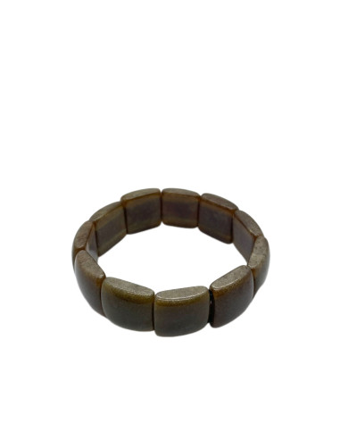 Náramek z čtvercových "kamenů", taupe | dovoz...