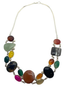 Náhrdelník s pravými kameny | dovoz Indie